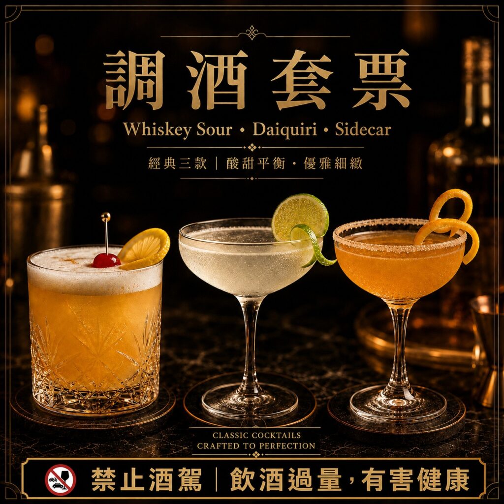 老大直酒吧 | 調酒套票